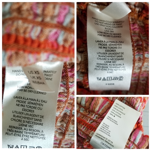 Anthropologie Pilcro Jessie Smocked Tied Halter Crop Top - Picture 11 of 12